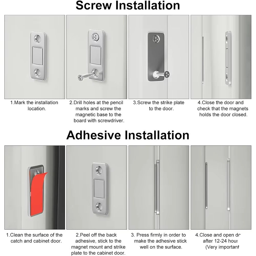 SilentClose™ Magnetic Cabinet Catches