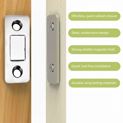 SilentClose™ Magnetic Cabinet Catches